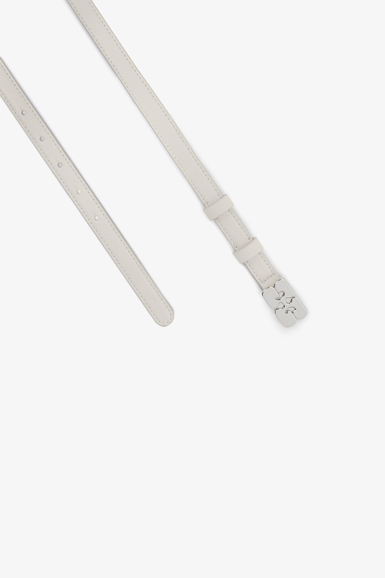 Kat Small Belt in White Product Image