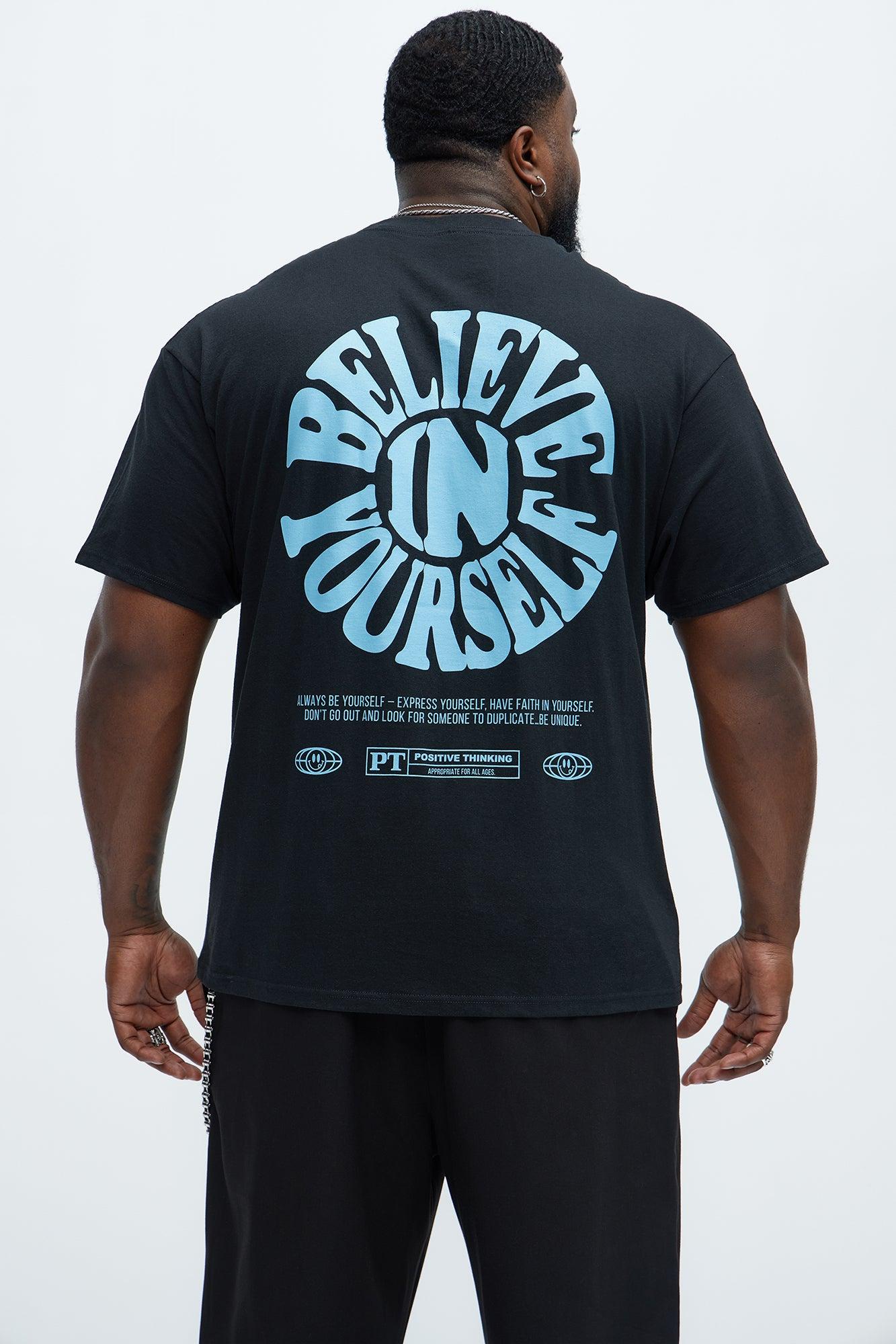 Always Believe In Yourself Short Sleeve Tee - Black Product Image