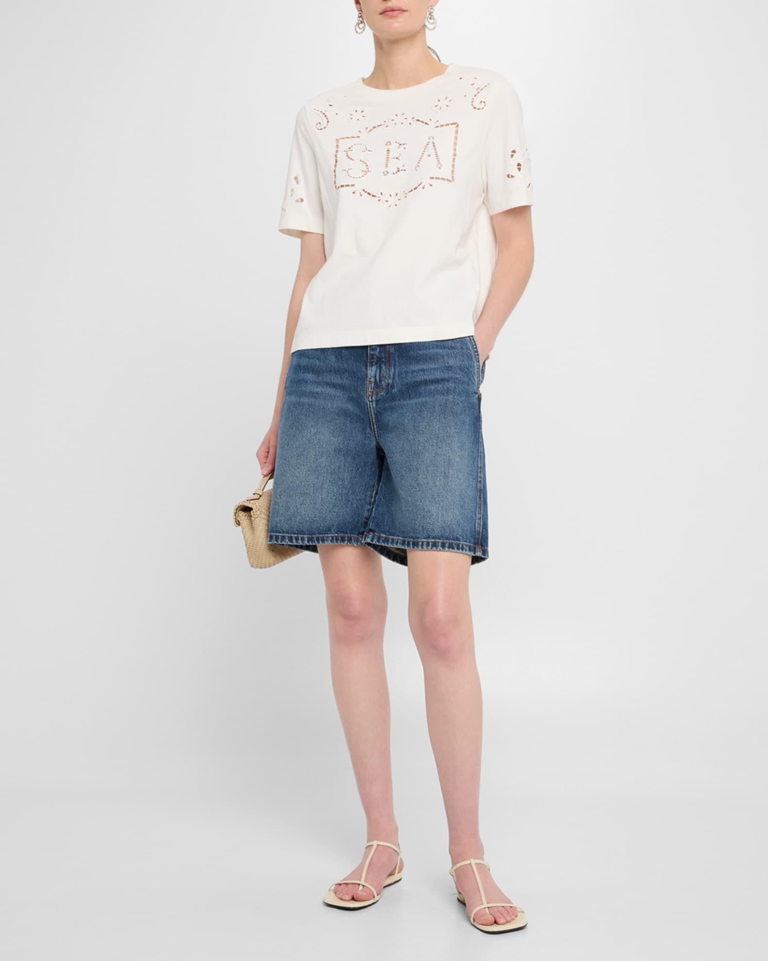 Marie Embroidered T-Shirt Product Image