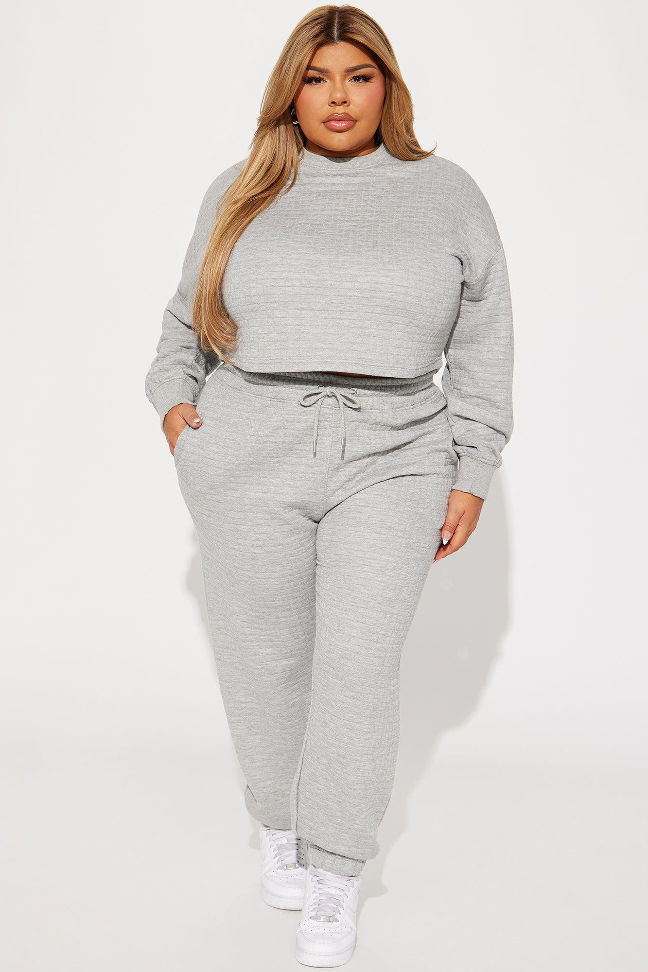 Chill With Me Lounge Sweatshirt - Heather Grey Product Image