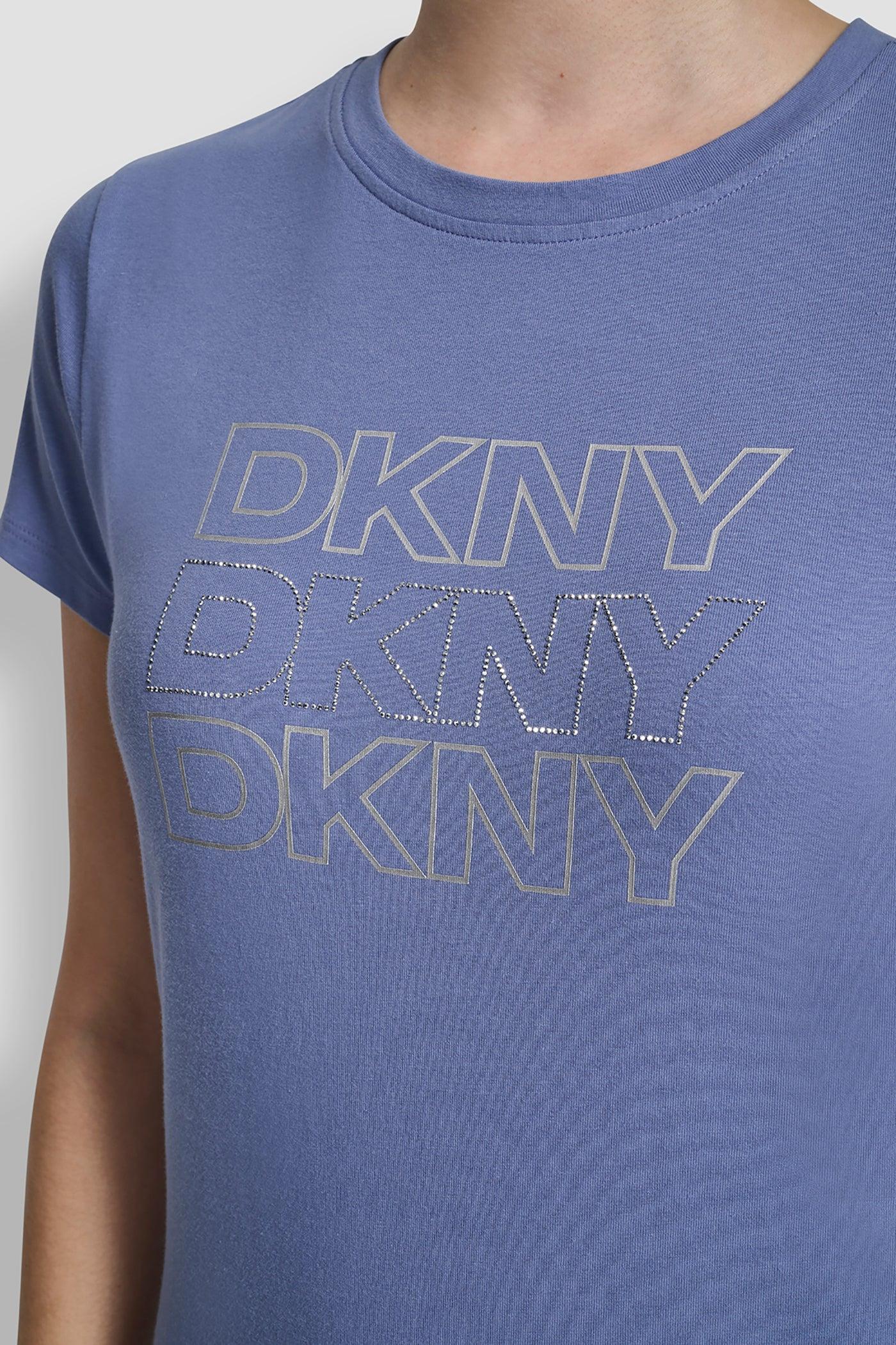 TRIPLE RHINESTONE FOIL LOGO TEE Product Image