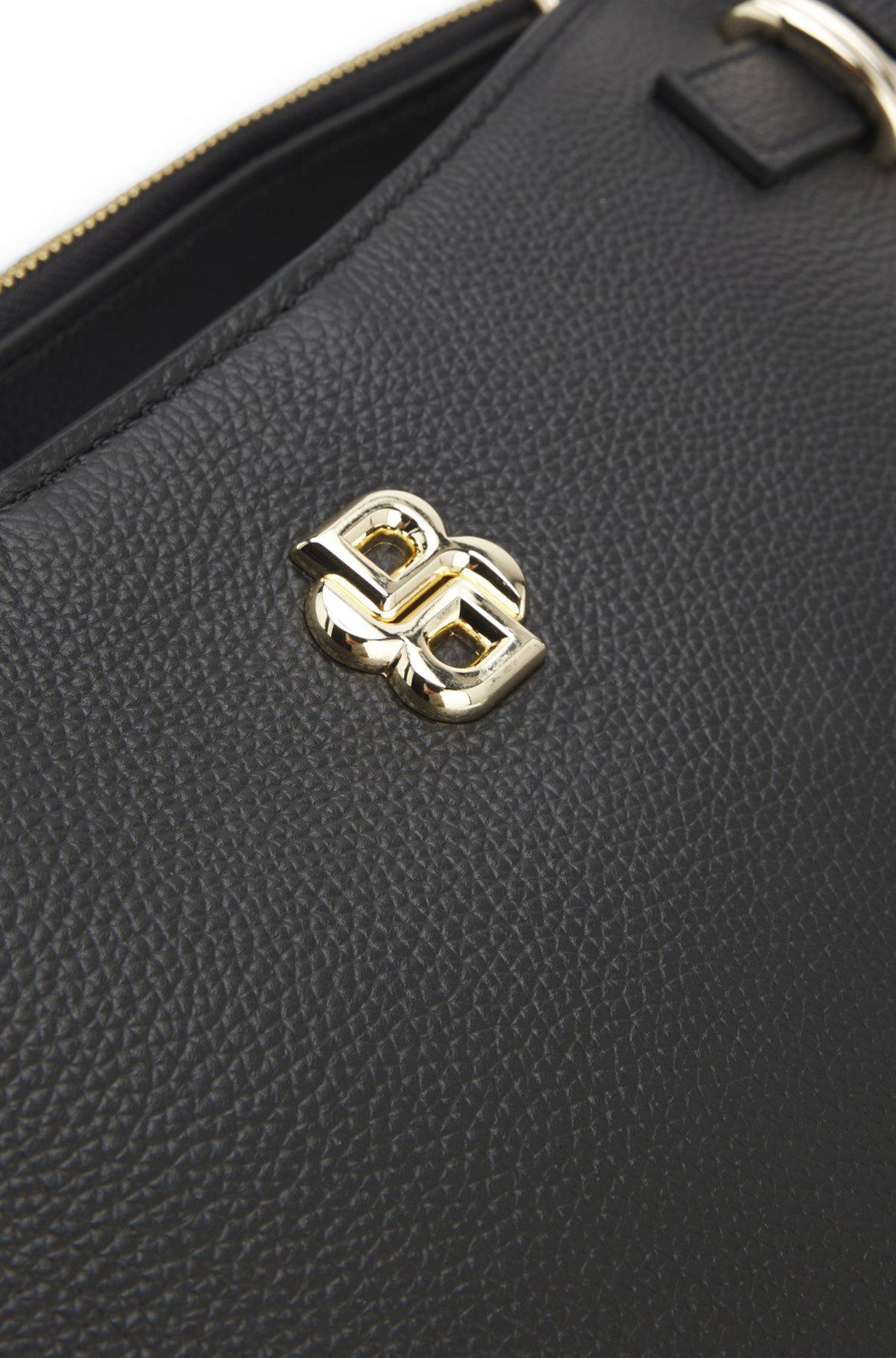 Leather tote bag with Double B monogram Product Image