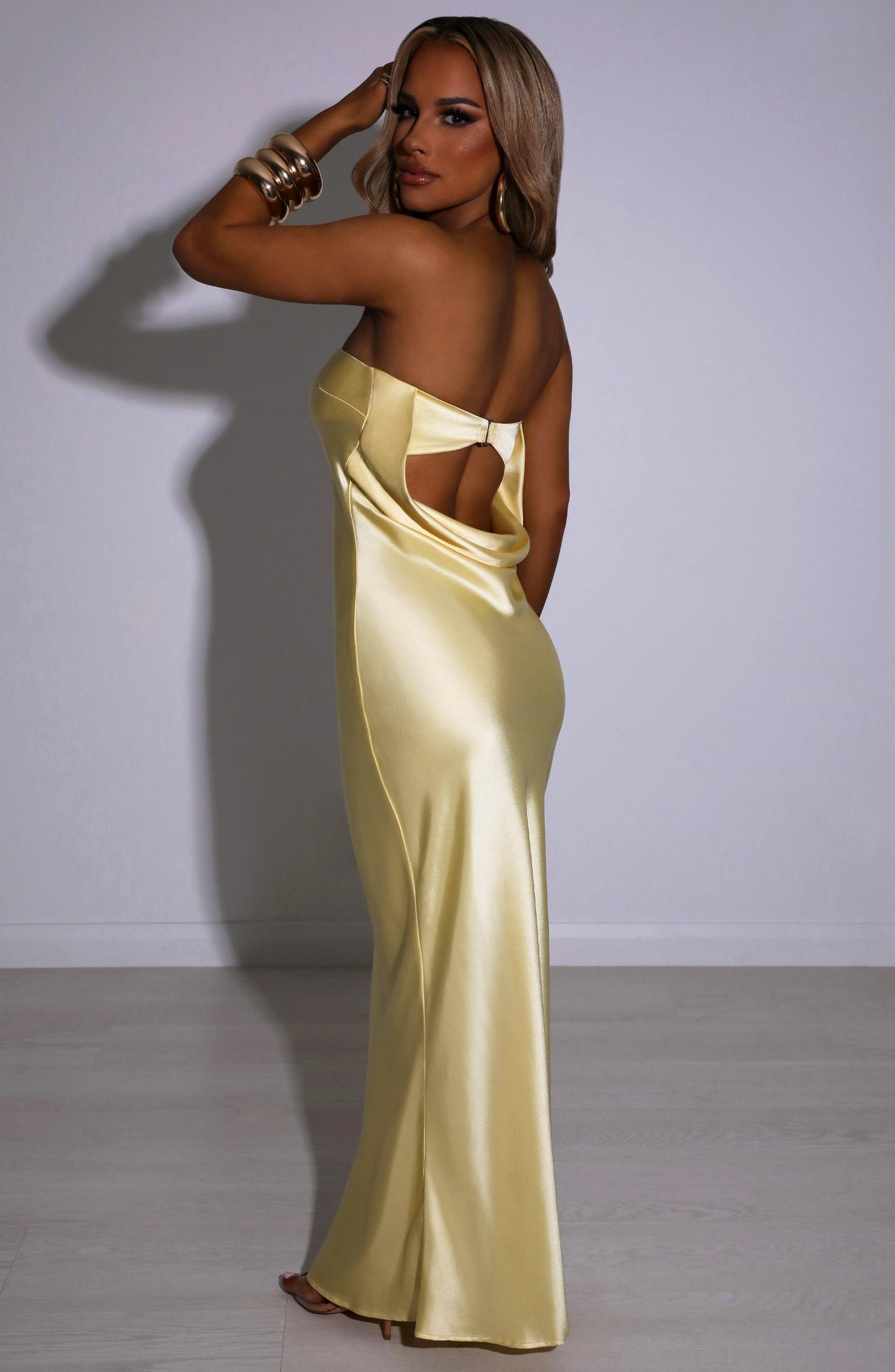 Rheanna Maxi Dress - Lemon Product Image