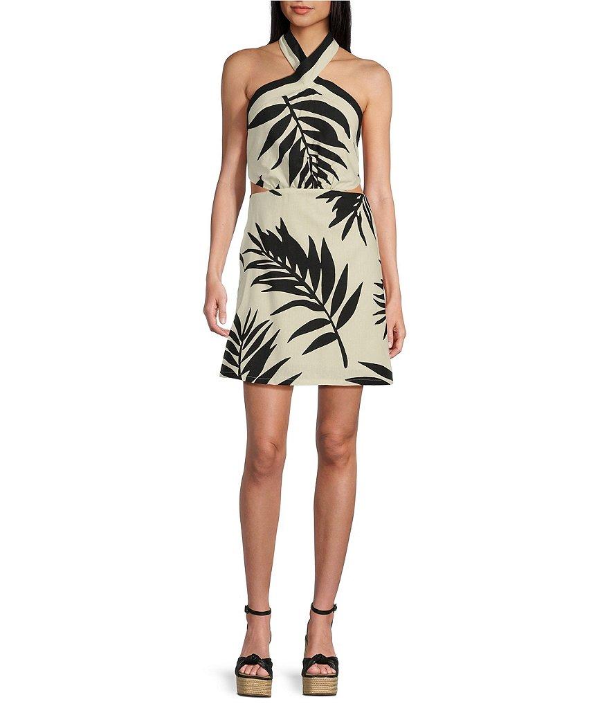 GB High Neck Cut Out Dress Product Image