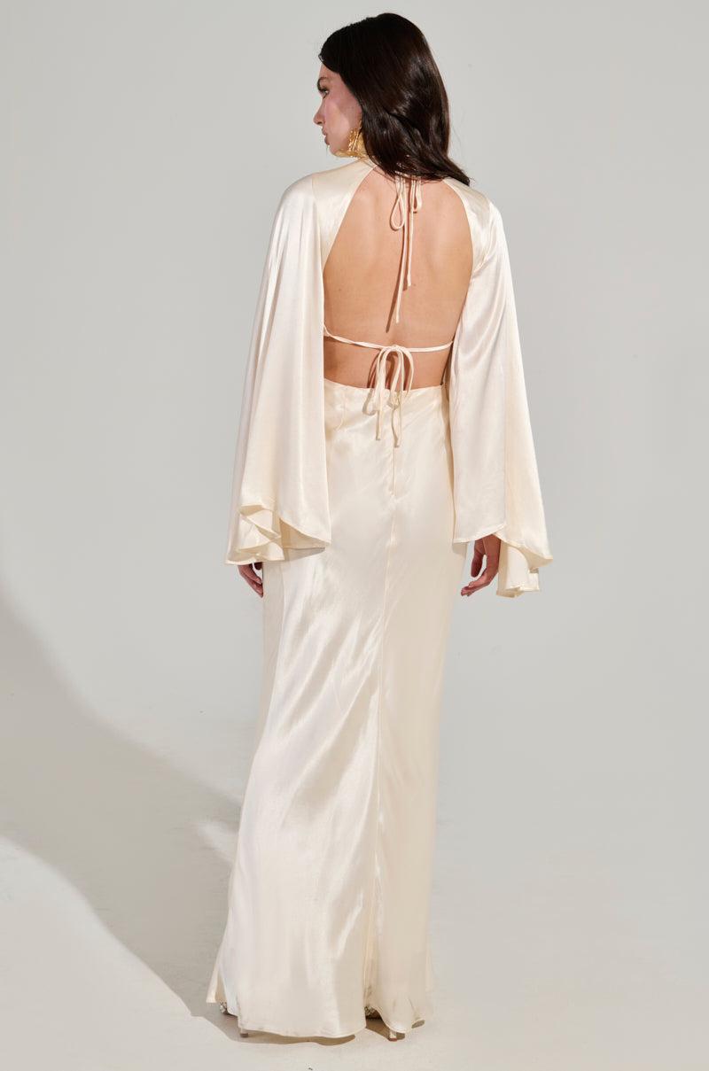 TAYLOR SATIN MAXI DRESS Product Image