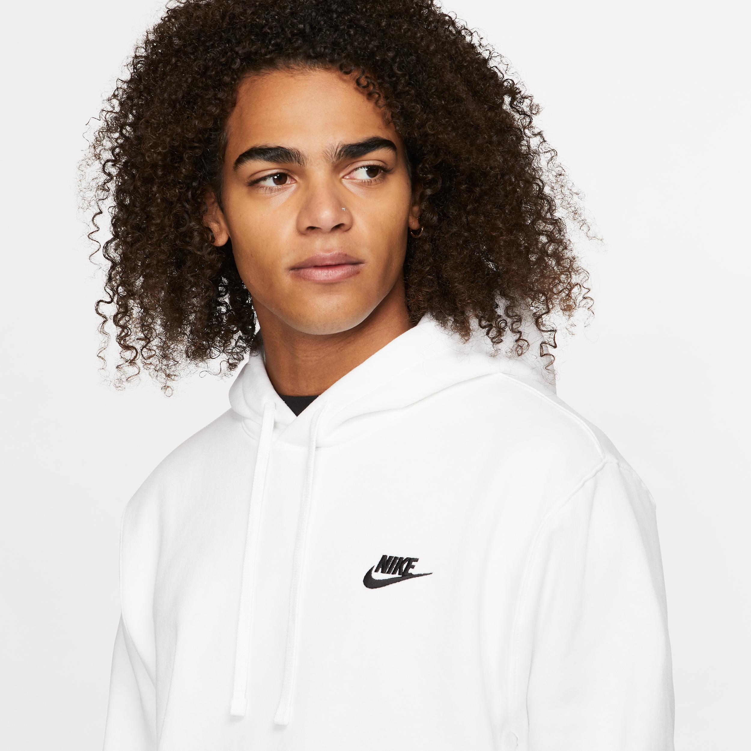 Mens Nike Sportswear Club Fleece Pullover Hoodie | BV2654-100 Product Image