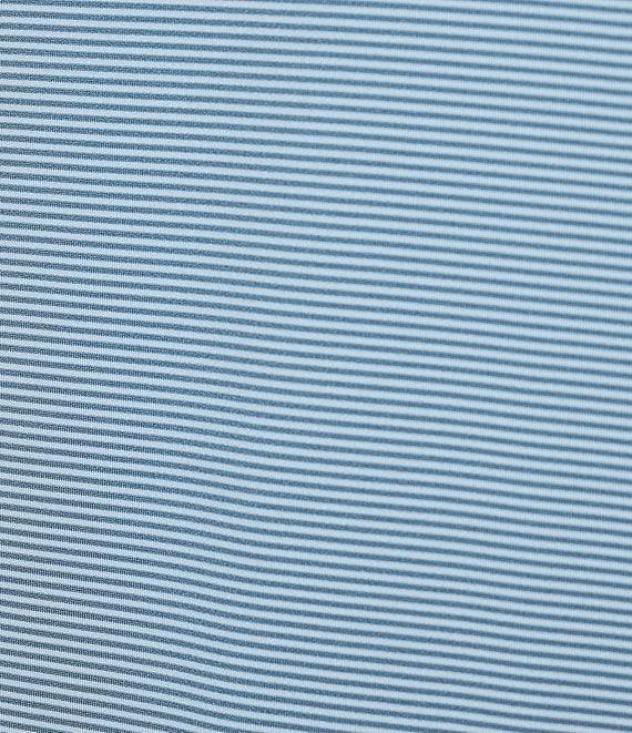 Johnnie-O Big & Tall Lyndonn Stripe Performance Stretch Short Sleeve Polo Shirt Product Image