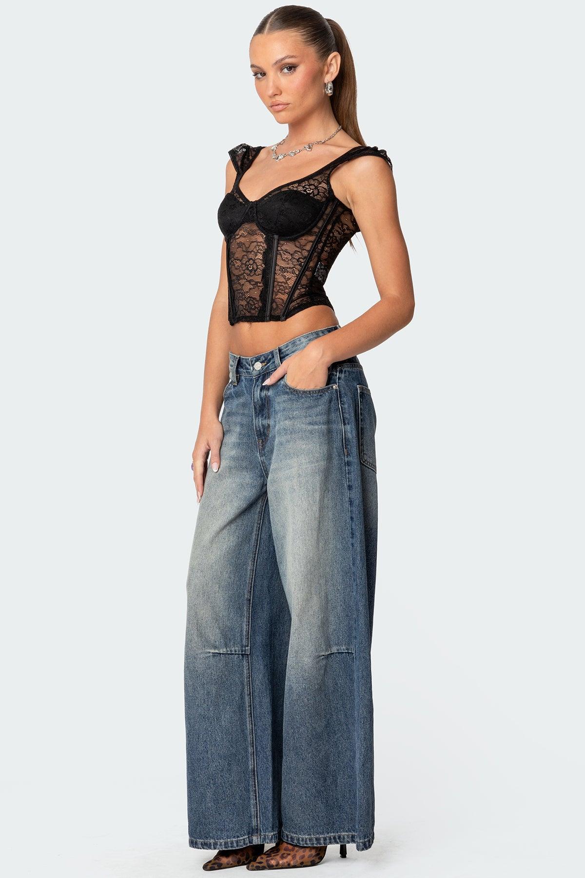 Rita Lace Corset Product Image