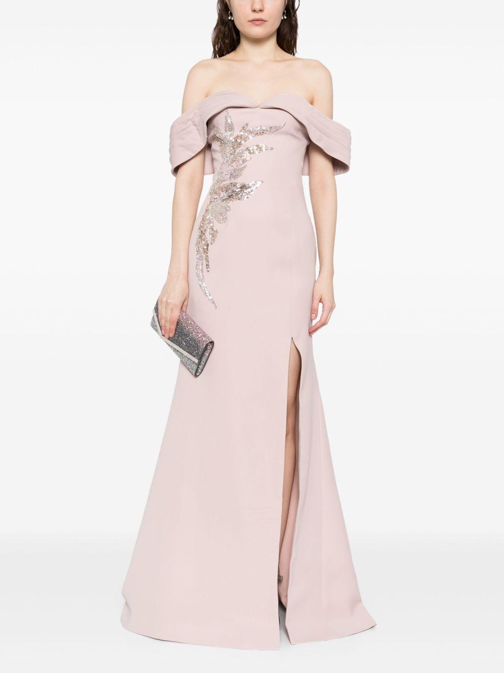 embellished long dress Product Image