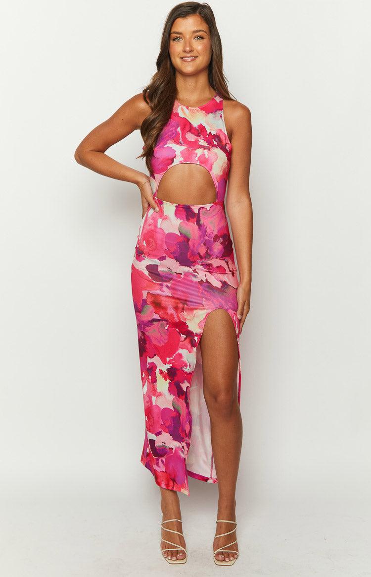 New News Pink Print Maxi Dress Baby Product Image