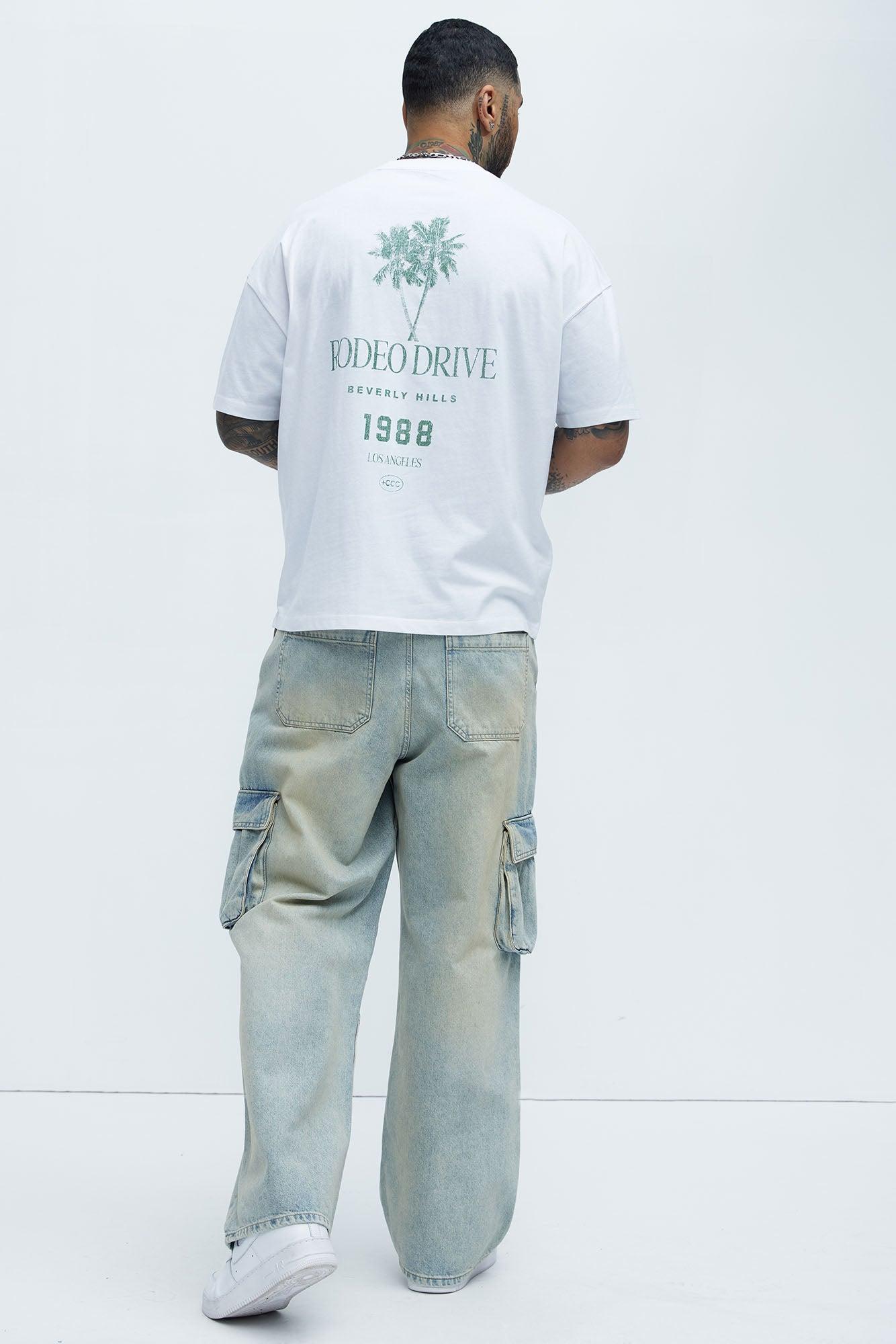 Rodeo Drive 1988 Oversized Short Sleeve Tee - White Product Image