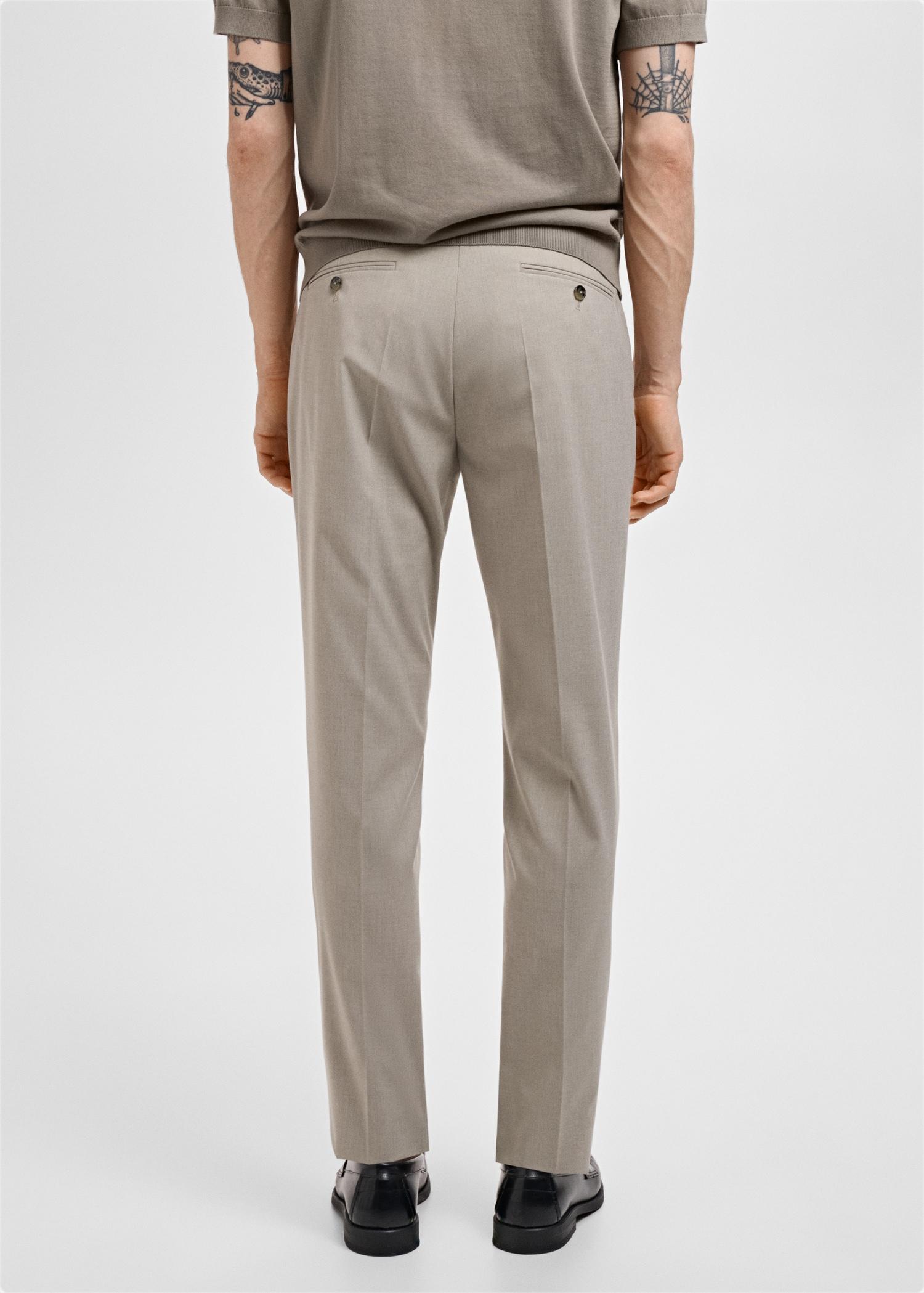 Monaco slim-fit suit pants - Men | MANGO USA Product Image
