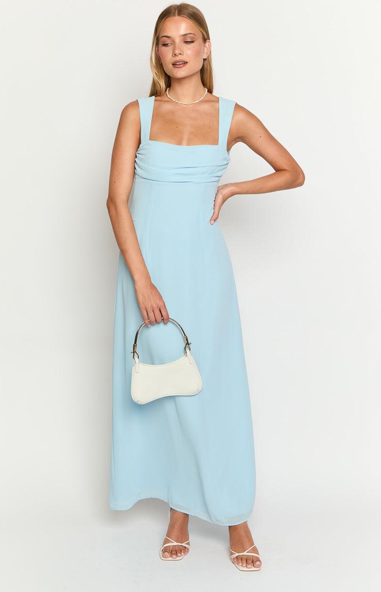 Misty Light Blue Maxi Dress Baby Product Image