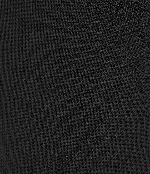 KARL LAGERFELD PARIS Knit Square Neck Sleeveless Tank Product Image