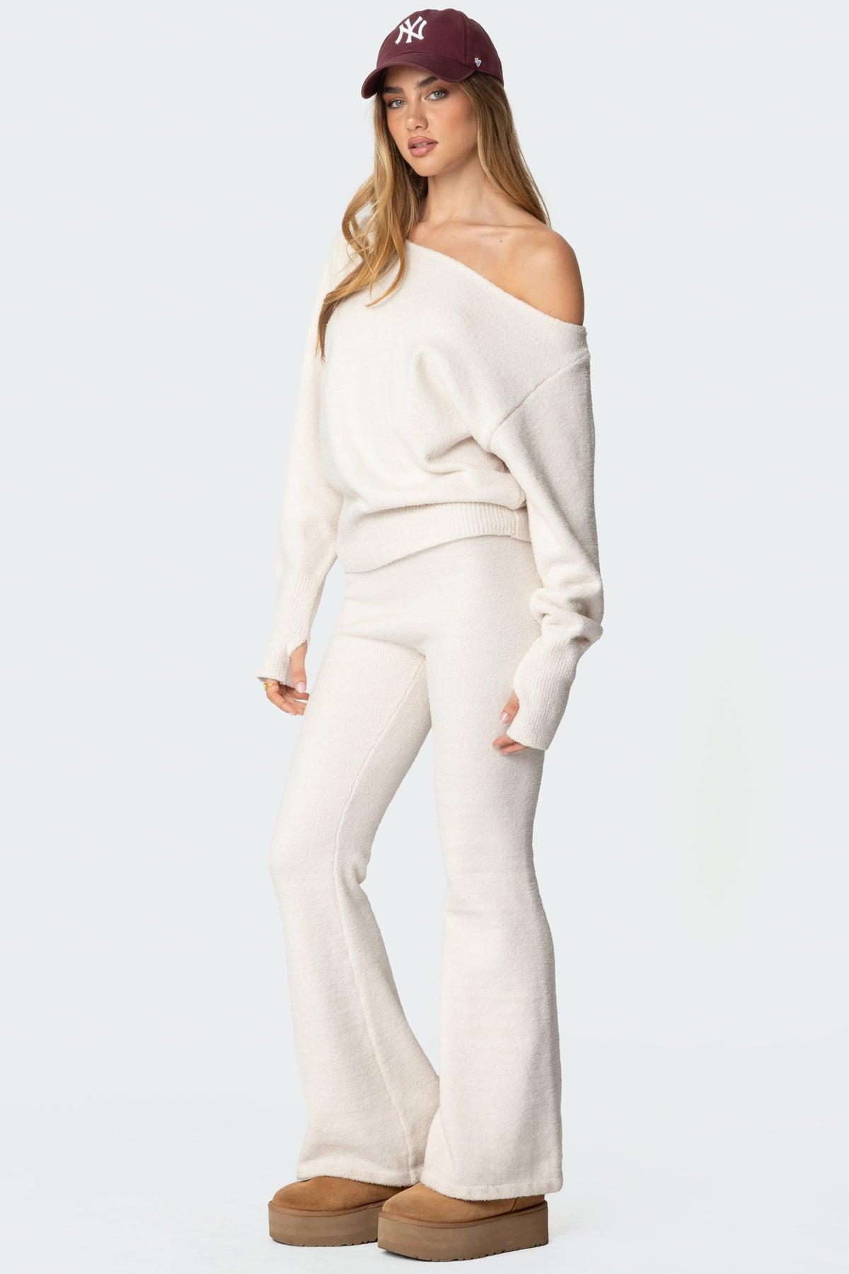 Plush Flared Pants Product Image