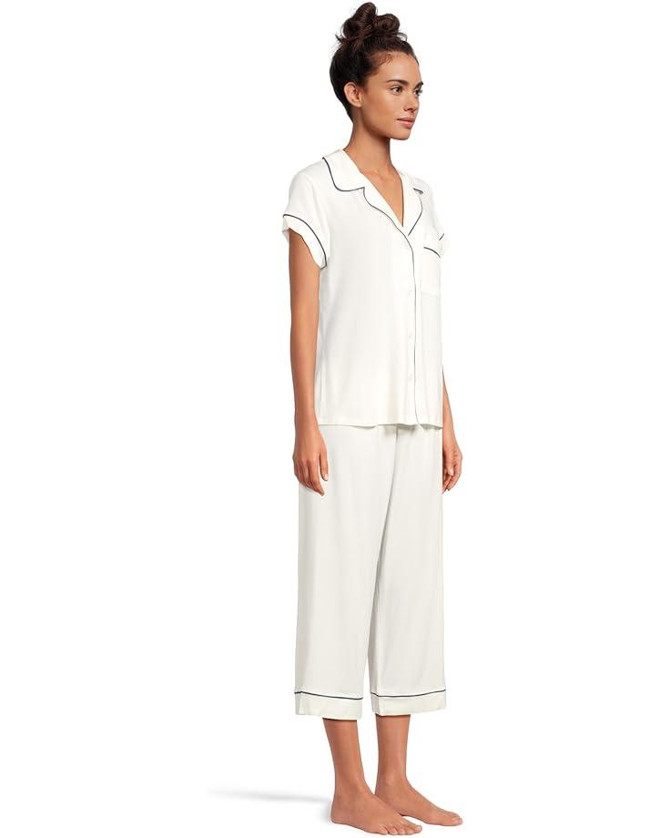 Gisele Printed Short Sleeve Crop Pajama Product Image