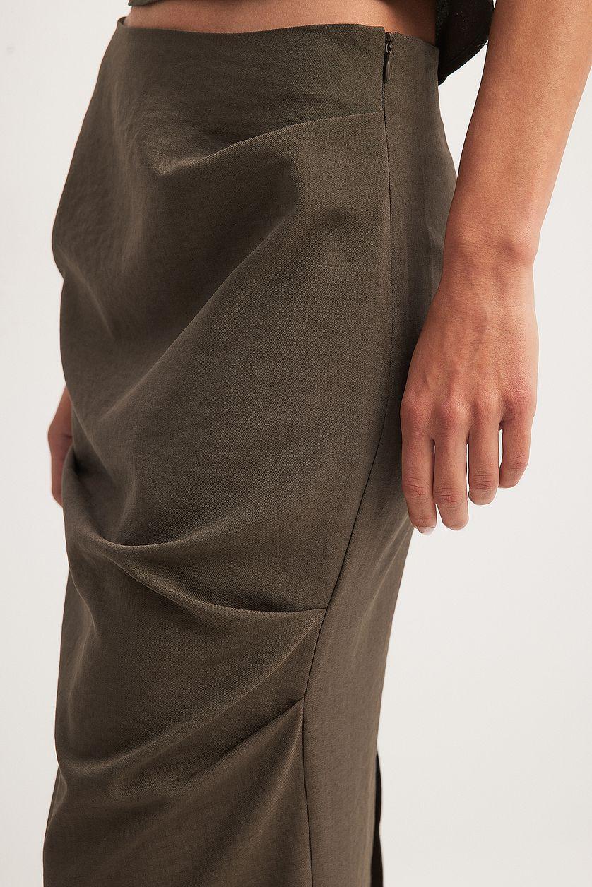 Pleated Detail Skirt Product Image