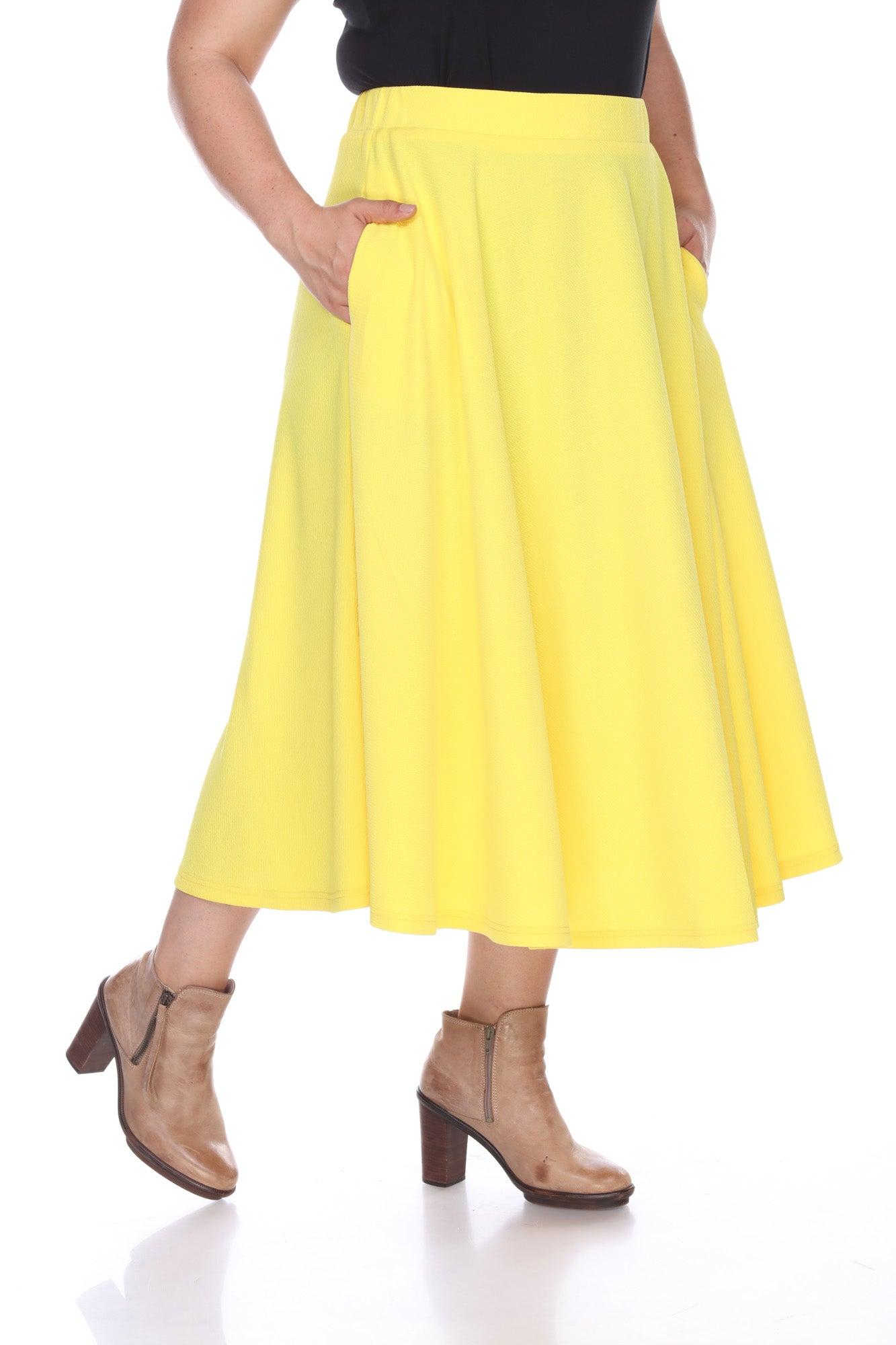 Tasmin Flare Midi Skirts - Plus Product Image