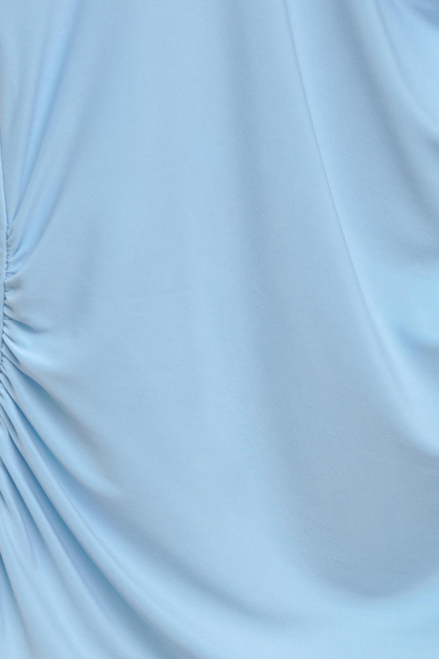 Asymmetric draped halter top Product Image