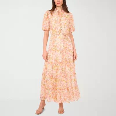 Sam And Jess Womens Short Sleeve Floral Maxi Dress Product Image