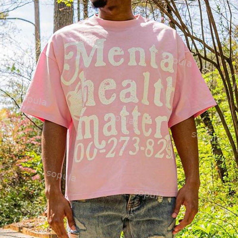Mental Health Matters 100% Cotton T-Shirt Product Image