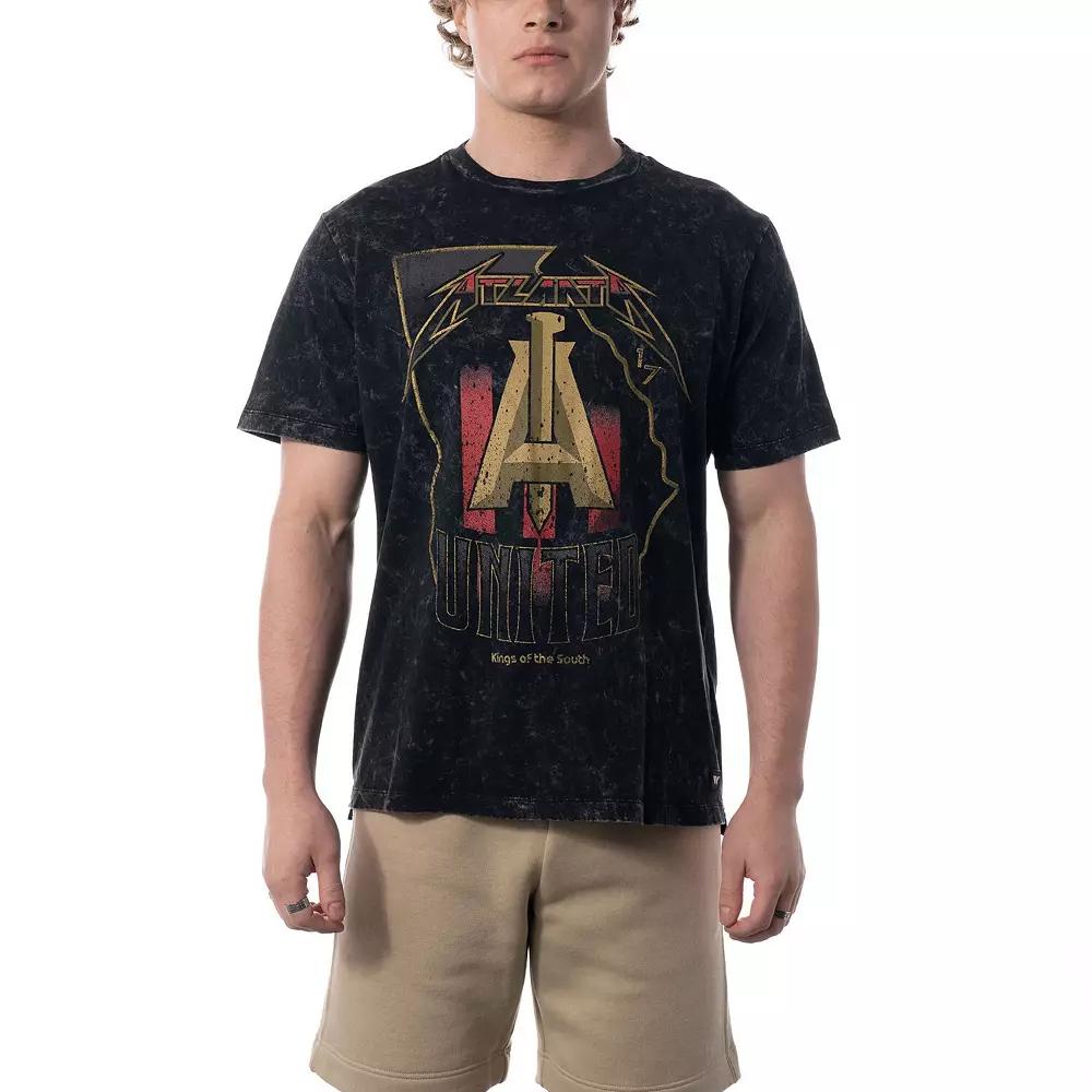 Men's The Wild Collective  Black Atlanta United FC Concert T-Shirt, Size: Medium, Atu Black Product Image