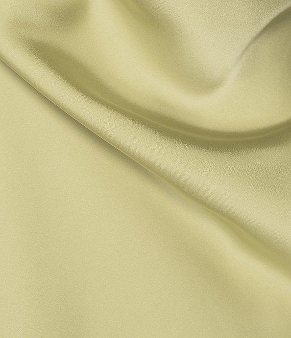 Gianni Bini Haven Satin V-Neck Sleeveless Maxi Slip Dress Product Image