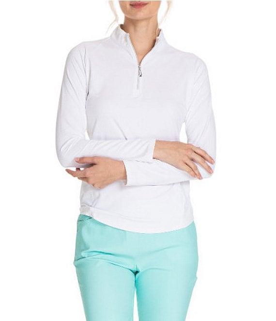 Sport Haley Sunscape UPF Long Sleeve Quarter Zip Mockneck Top Product Image