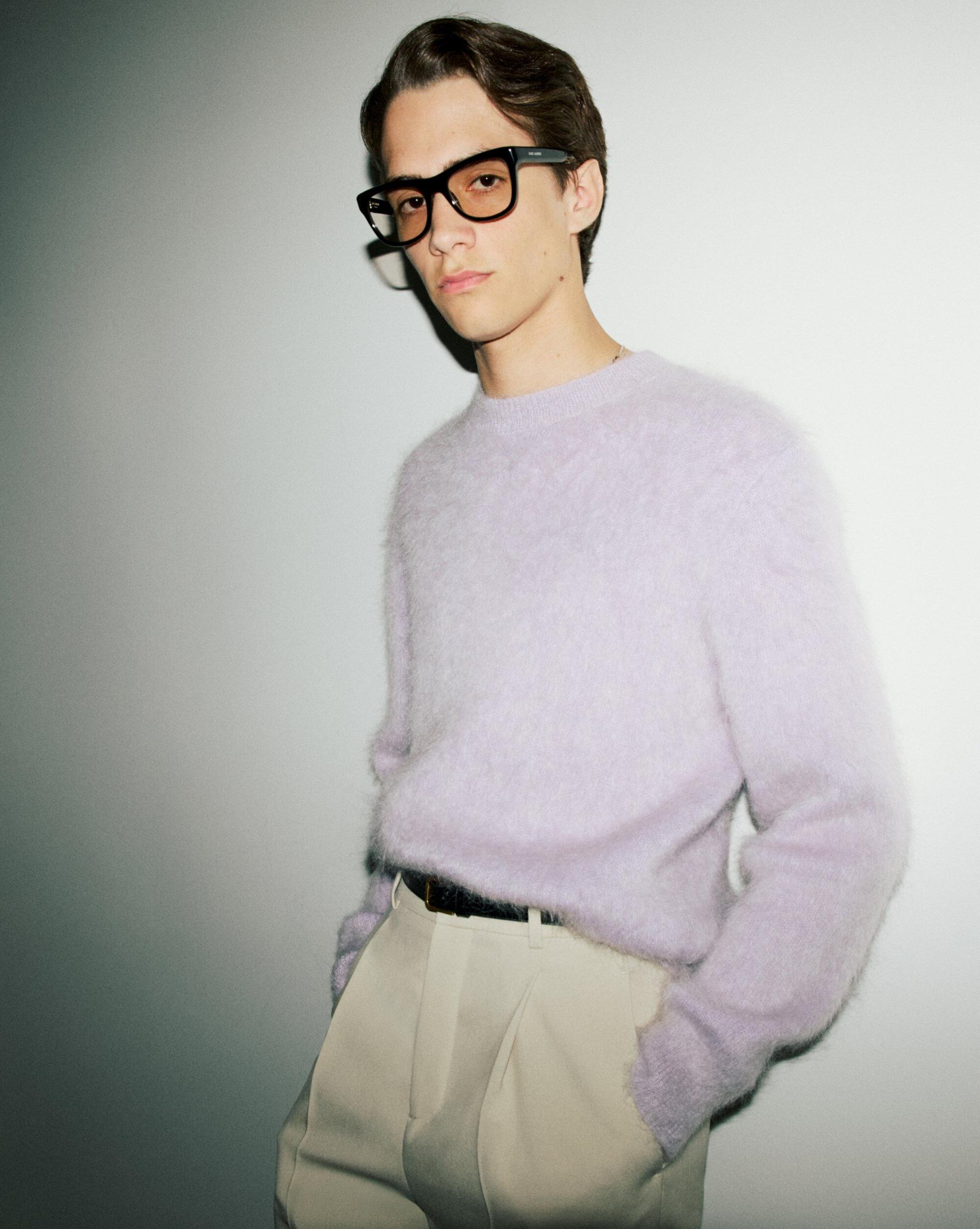sweater in brushed knit Product Image