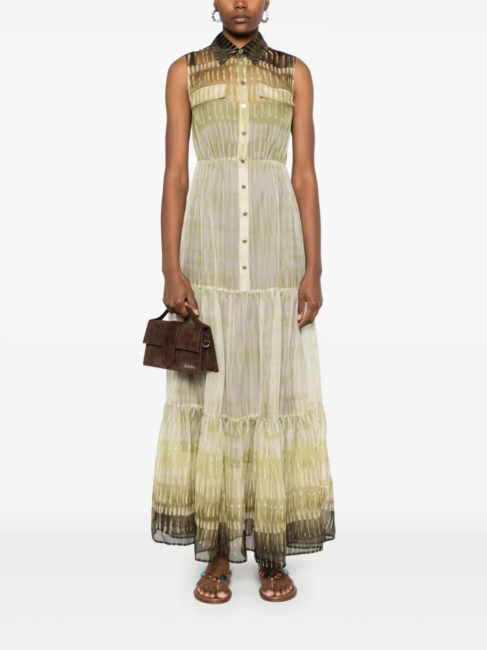 crepe maxi dress Product Image