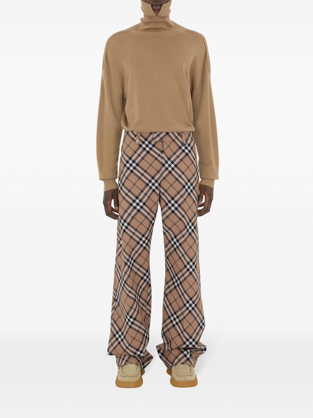 checked tailored trousers Product Image