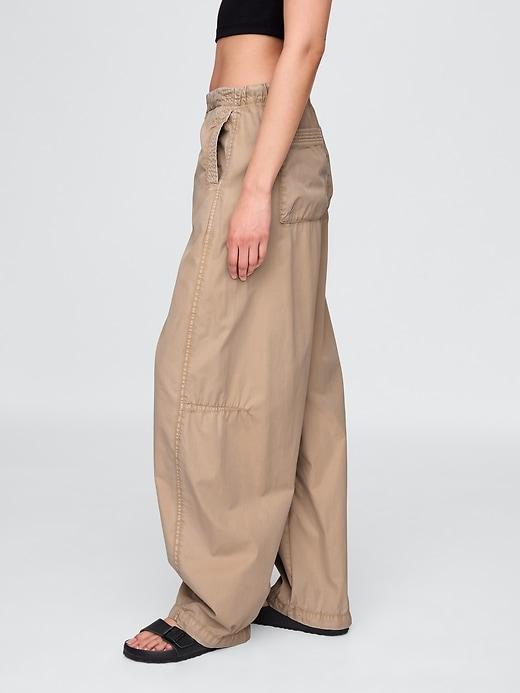 Mid Rise Barrel Parachute Pants Product Image