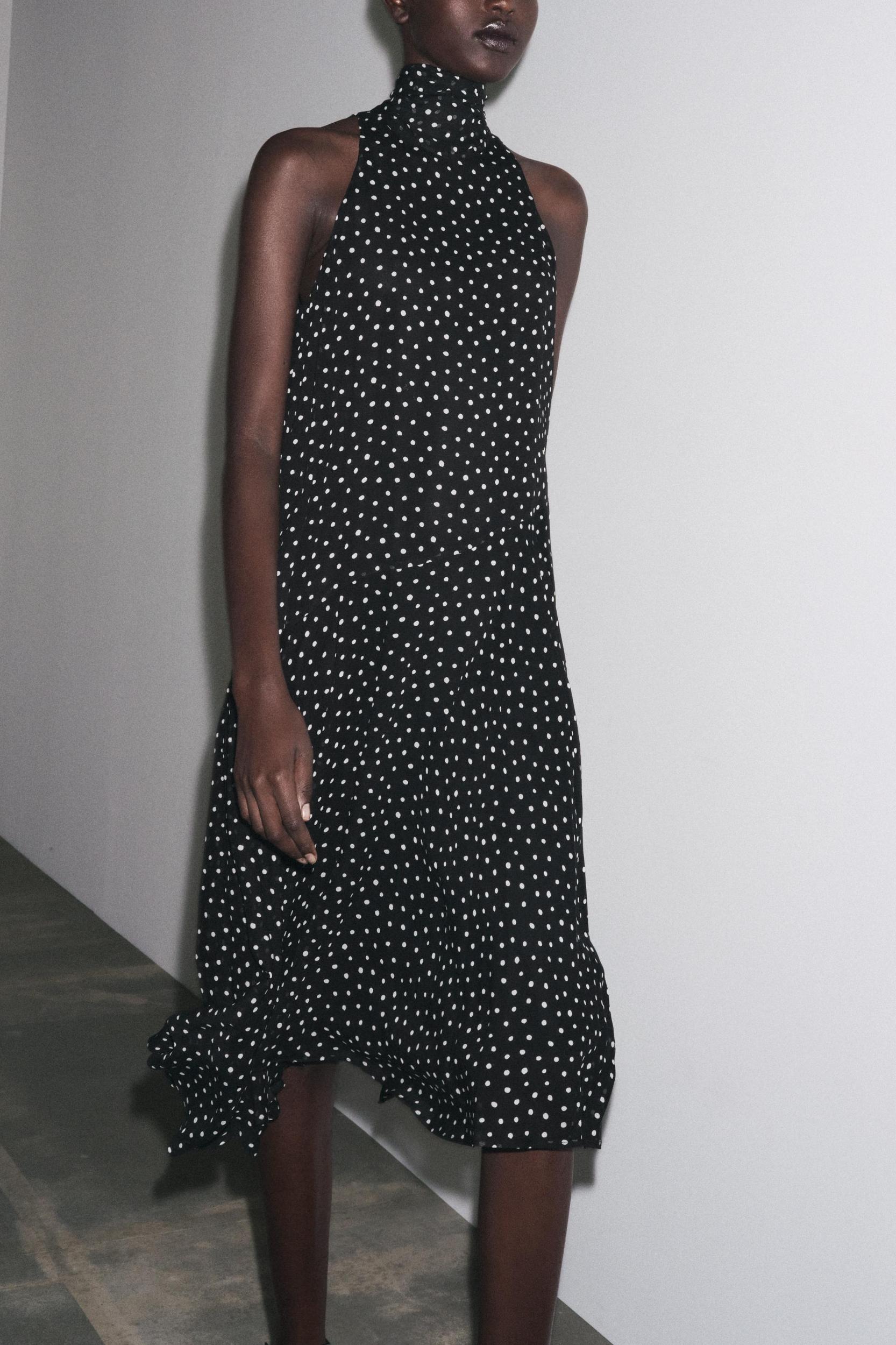 ZW COLLECTION HALTER POLKA DOT DRESS Product Image