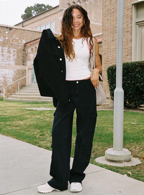 Nosita Cargo Jeans Black Product Image