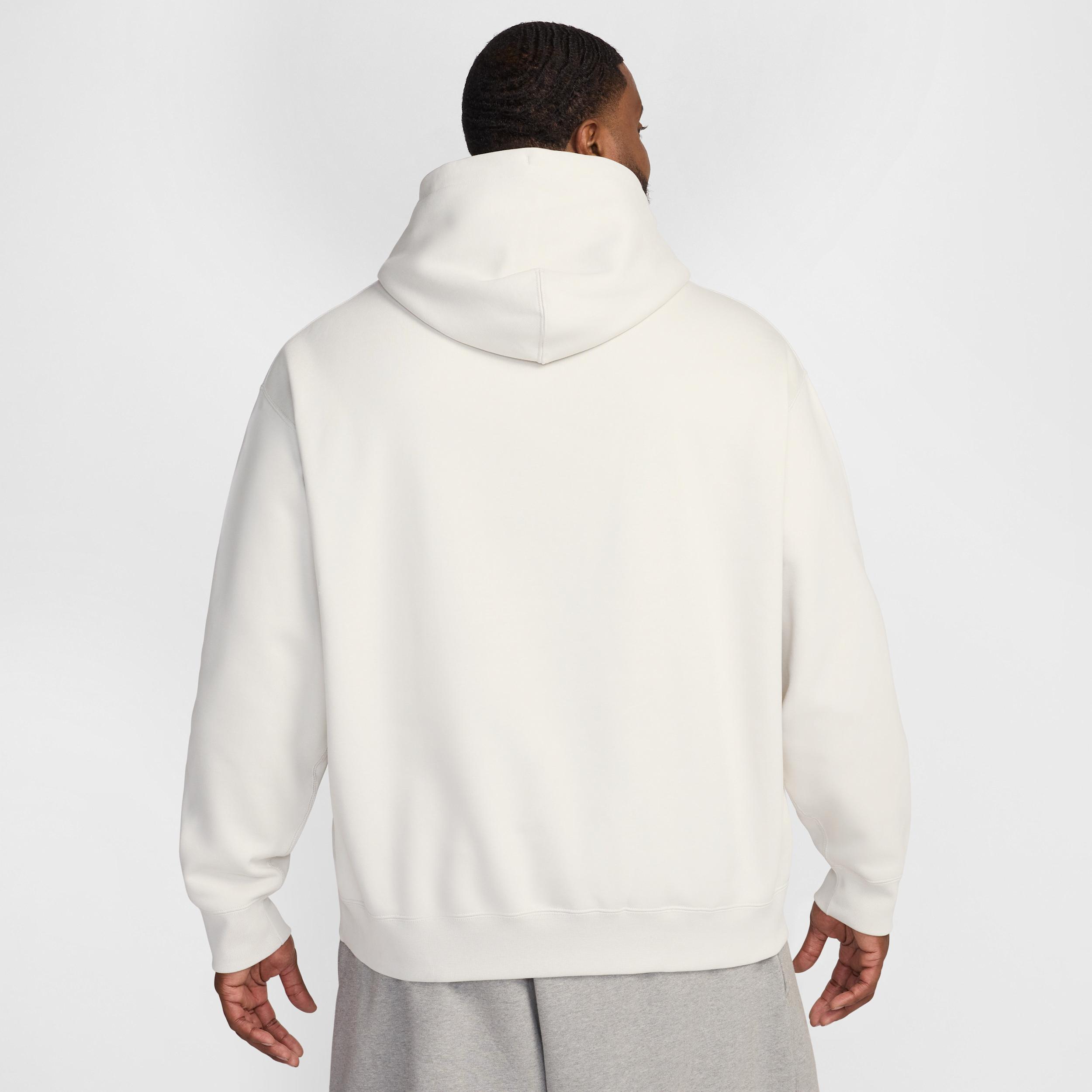 Nike Mens Solo Swoosh Fleece Pullover Hoodie | DX1355-072 Product Image