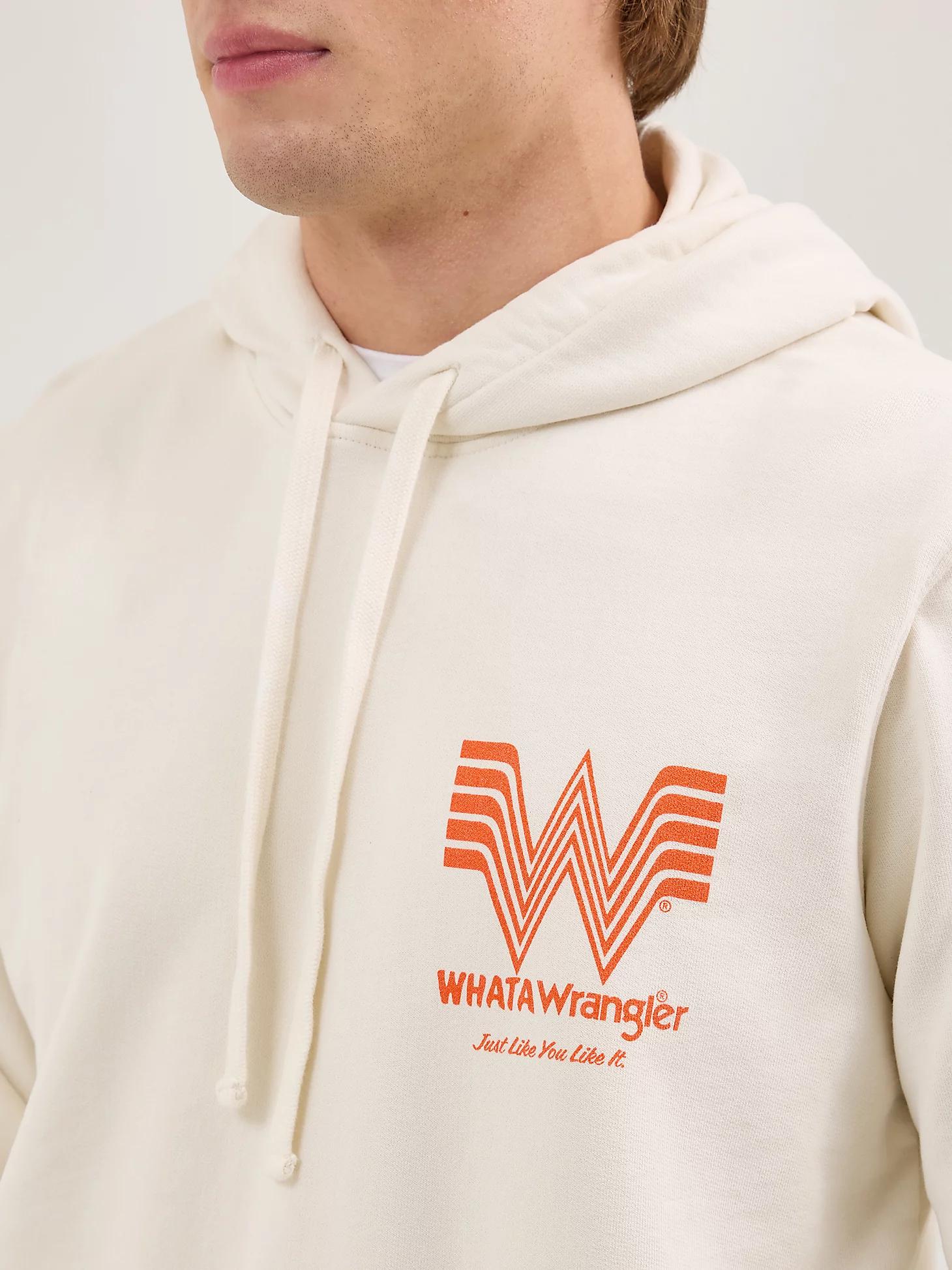 Wrangler x Whataburger Men's Hoodie in Marshmallow Product Image