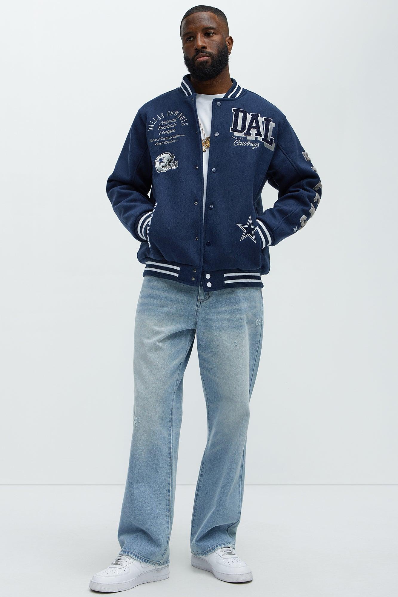 Cowboys Touchdown Jacket - Navy Product Image