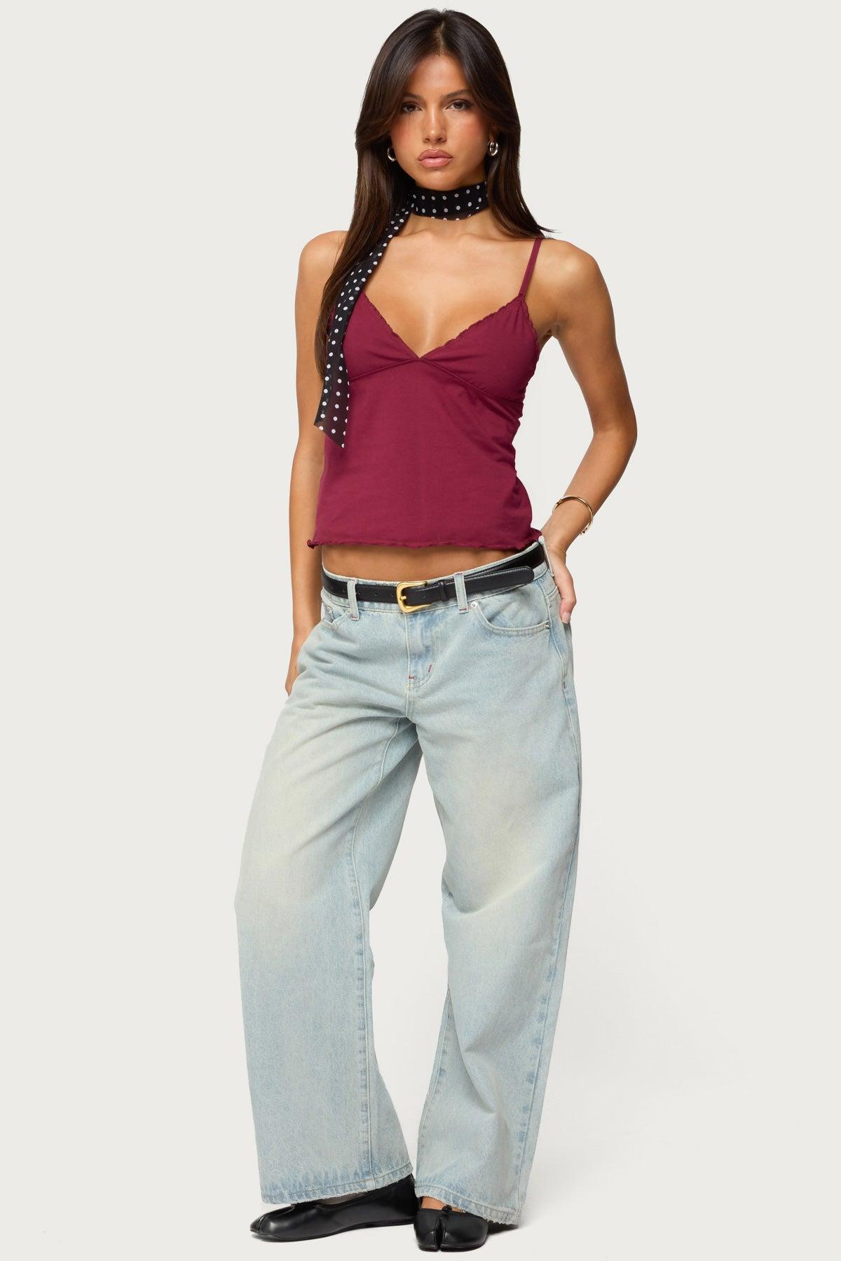 Petite Ace Low Rise Baggy Jeans Product Image