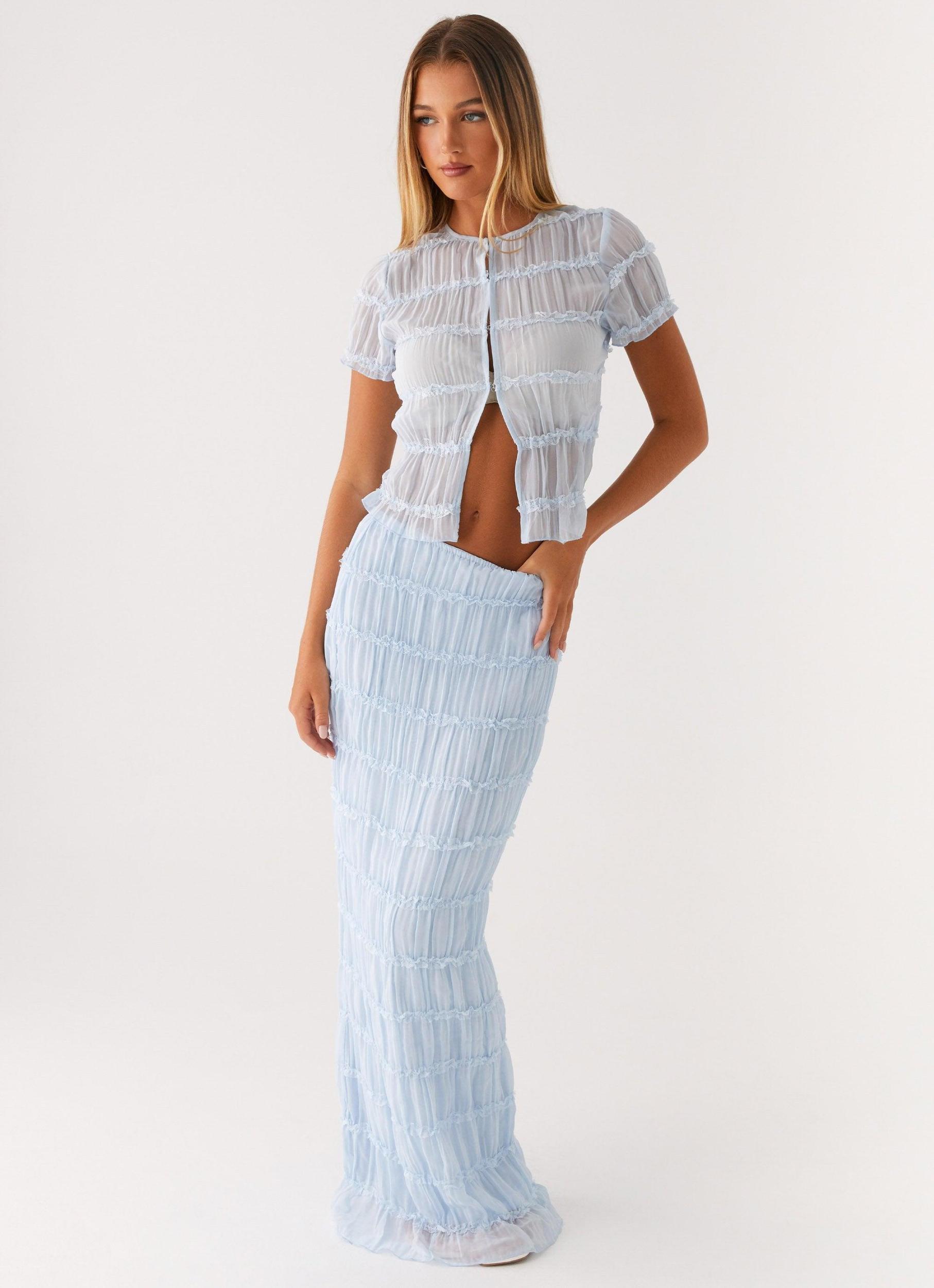 Daydreaming Top - Blue Product Image