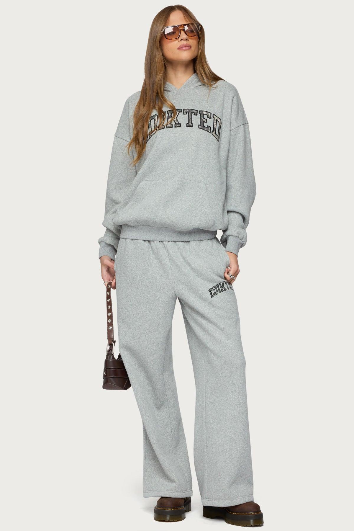 Camo Crush Edikted Sweatpants Product Image