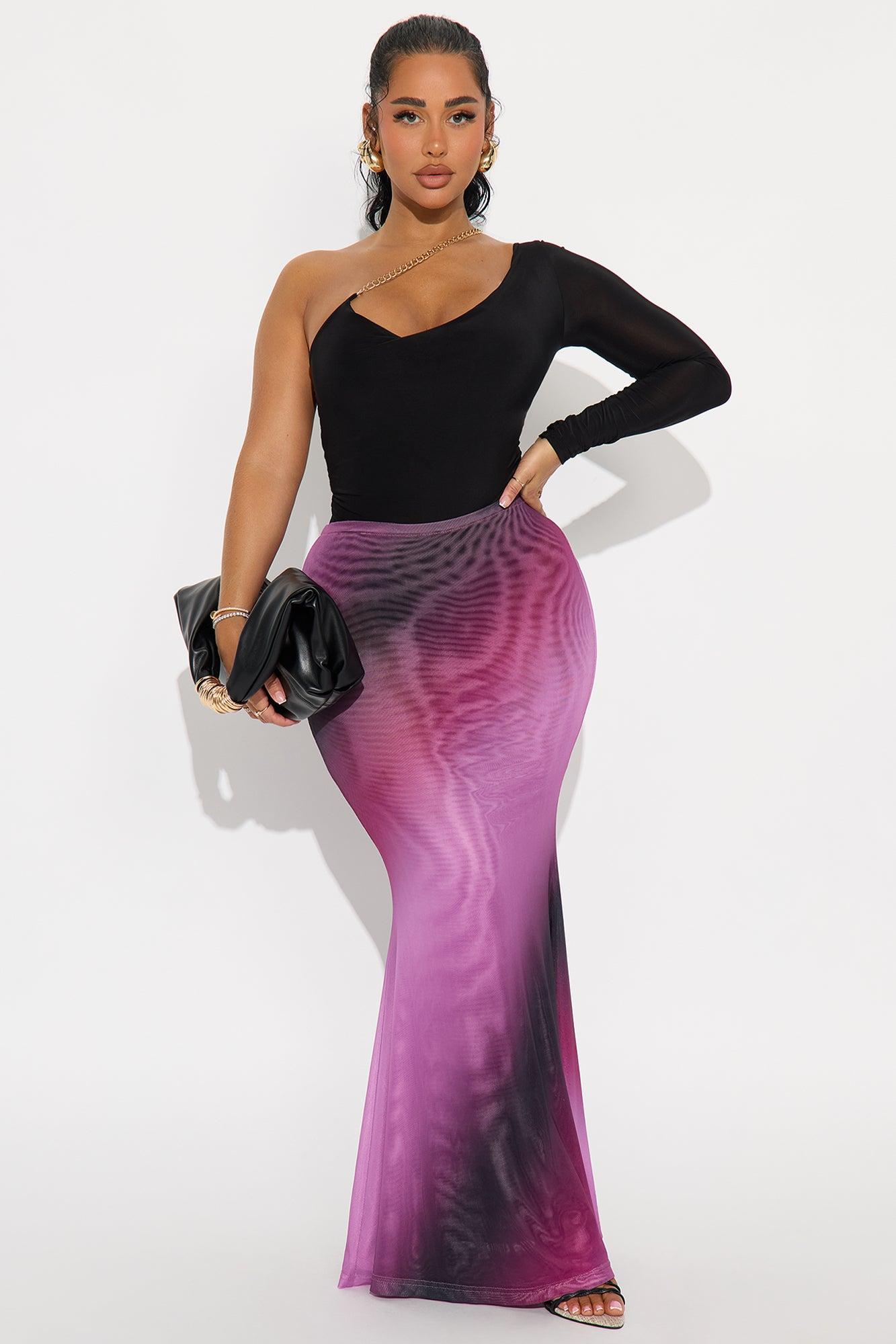 Nothing To Lose One Shoulder Bodysuit - Black Female Product Image