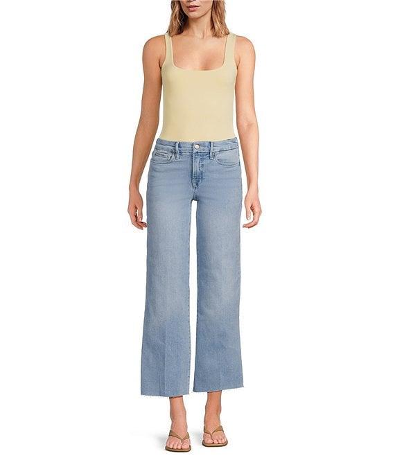 Good American Good Waist Palazzo Light Compression High Rise Crop Jeans Product Image