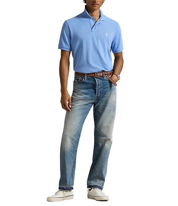 Polo Ralph Lauren Classic Fit Solid Cotton Mesh Polo Shirt Product Image