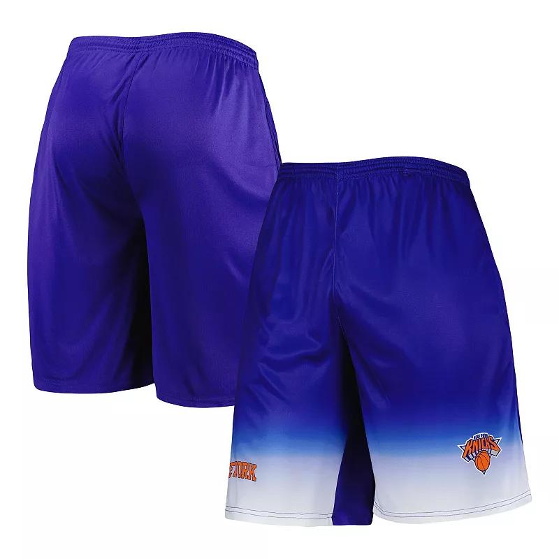 Men's Fanatics Branded Royal New York Knicks Fadeaway Shorts,  Product Image