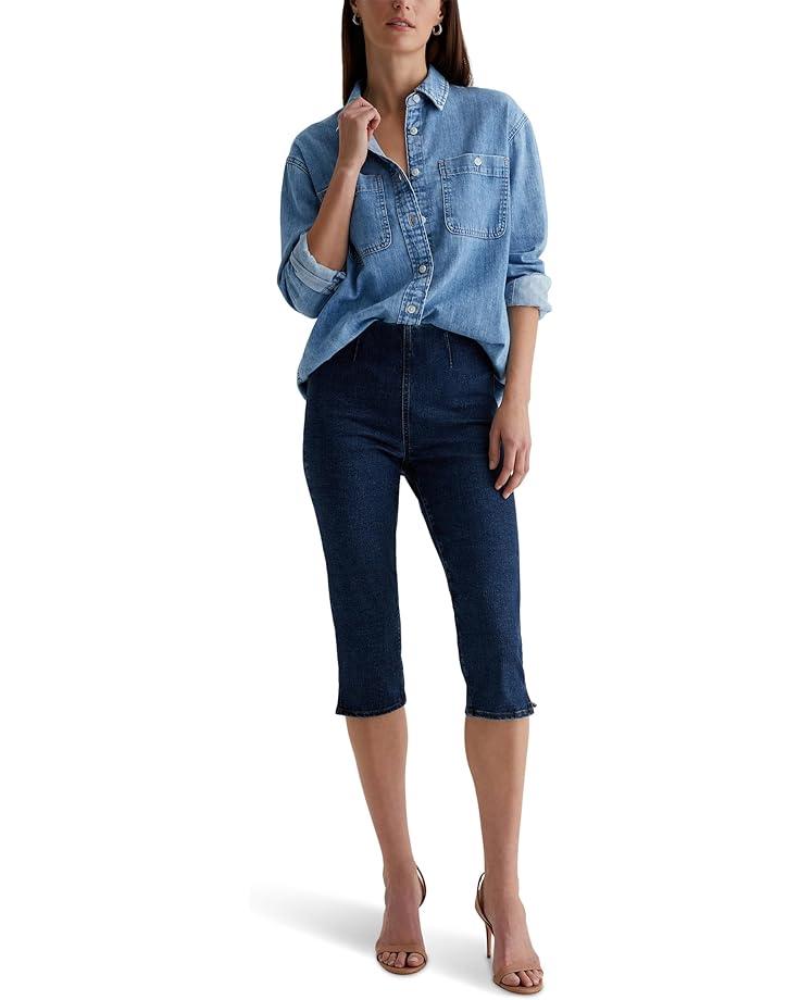Denim Shirt With Patch Pockets Product Image