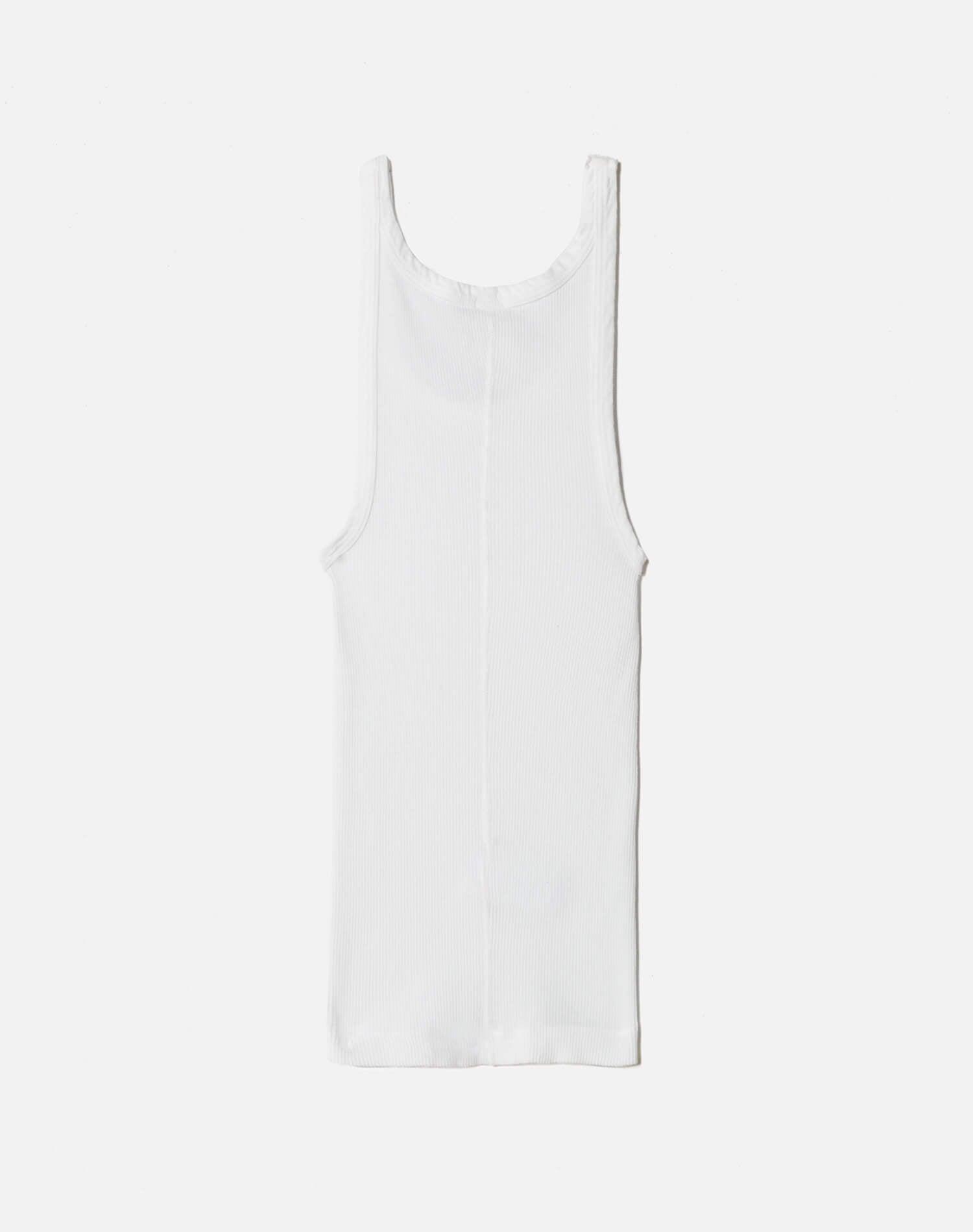 Hanes Ribbed Tank - Optic White Female Product Image