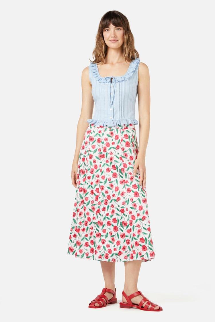 Greta Check Skirt Product Image