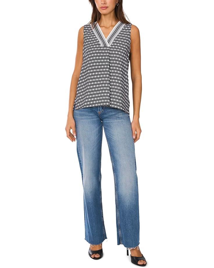 Crew Neck Tank With Scallops Product Image