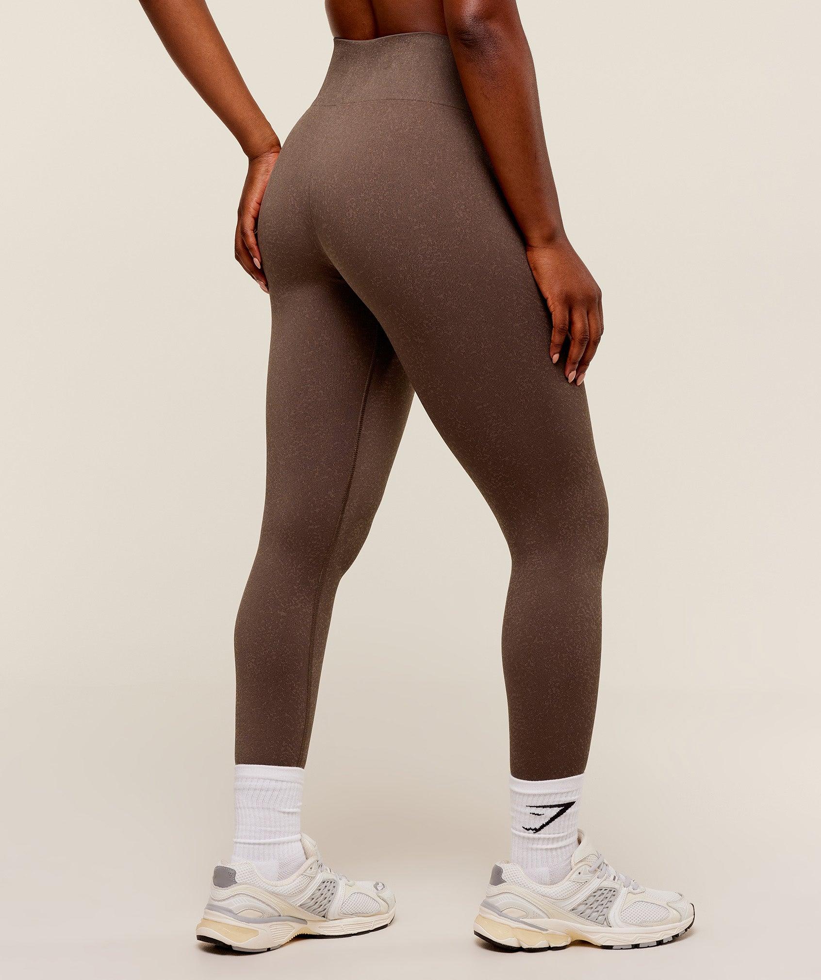Gymshark Adapt Fleck Seamless Leggings - Soft Brown/Chestnut Pink Female Product Image
