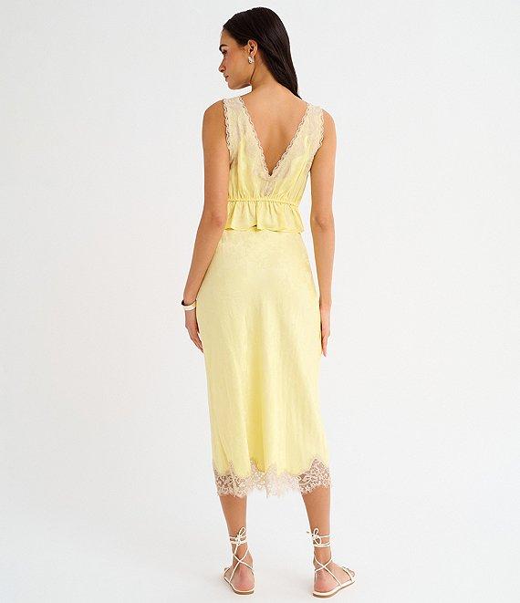 Rumored Lady Lace Coordinating Midi Skirt Product Image